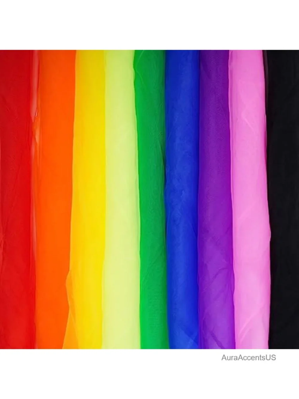 9 Pack Solid Chiffon Square Scarves 27.6 Inch Fashion Headwrap Neck Scarf